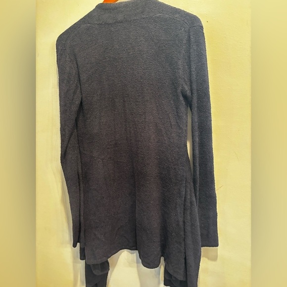 Barefoot Dreams Black Cardigan S/M warm cozy soft lounge comfort - Picture 5 of 14